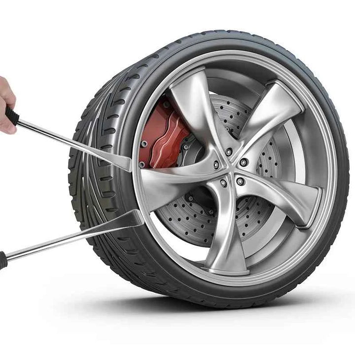 Tire Spoon Lever Tool Kit with Rim Protectors for Easy Tire Repair - Carmodza.com