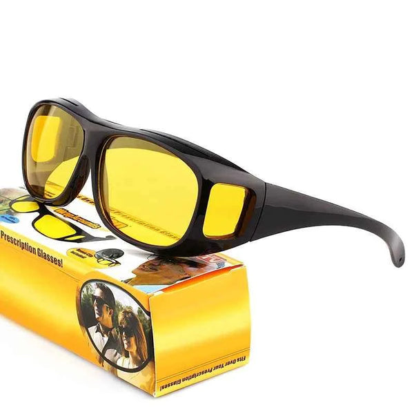 Fitover Night Driving Glasses | Anti-Glare for HD Clarity - Carmodza.com