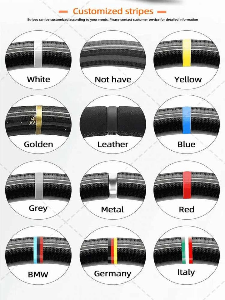 Custom Audi Perforated Steering Wheel for A3 A4 S4 S5 Models - Carmodza.com