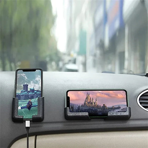 Car Dashboard Phone Mount Holder (1-Pair) | Universal Adhesive Mount - Carmodza.com