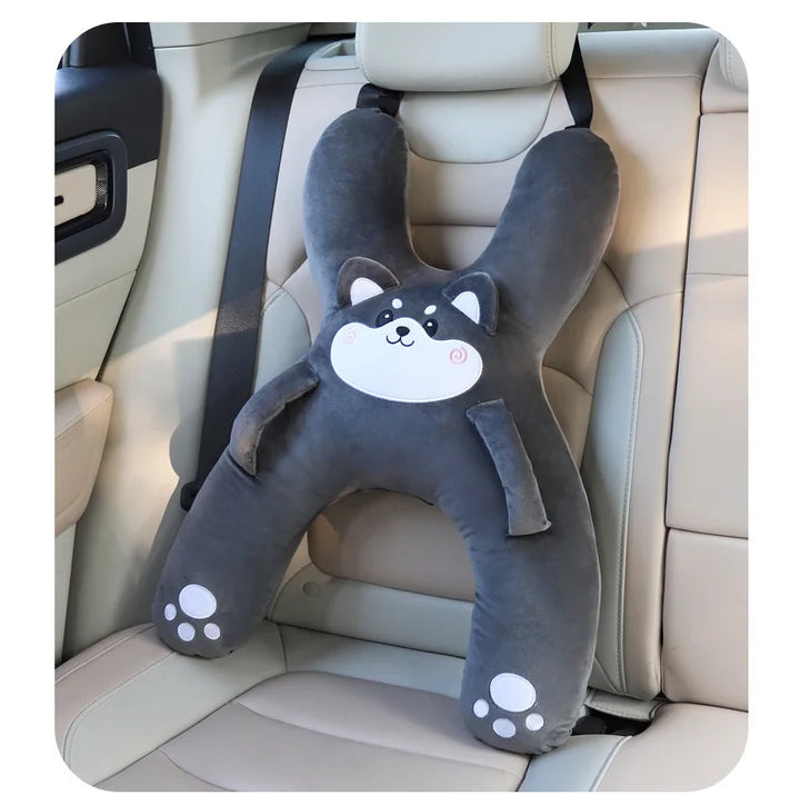 Kids Car Seat Travel Pillow | Neck & Body Sleep Support - Carmodza.com