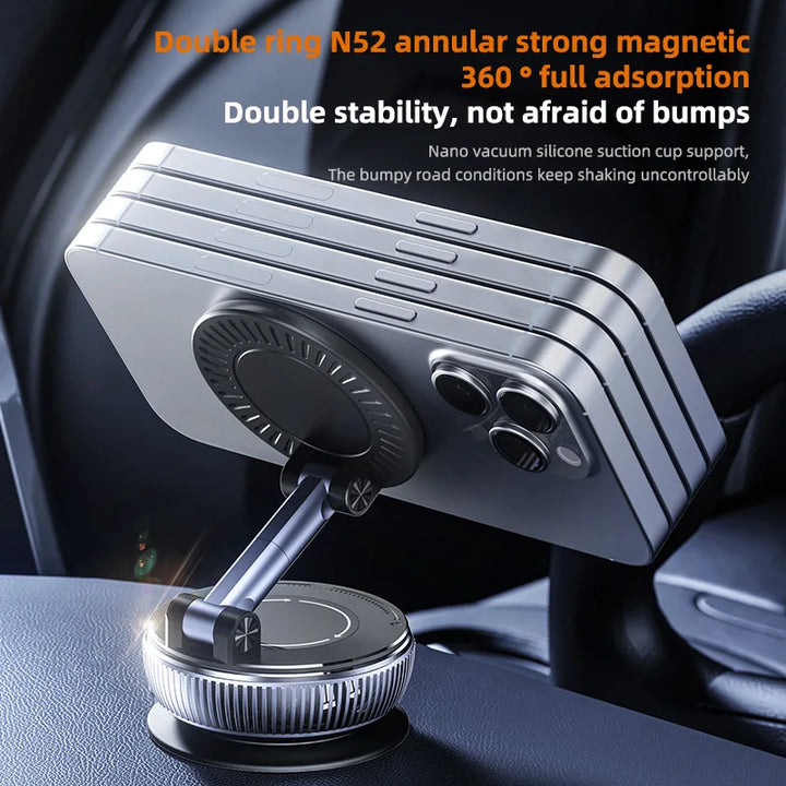 Magnetic Car Phone Holder Mount | 360° Rotating & Foldable - Carmodza.com