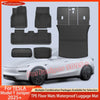 Tesla Model Y 2025 Mats - TPE Waterproof Floor Protection - Carmodza.com