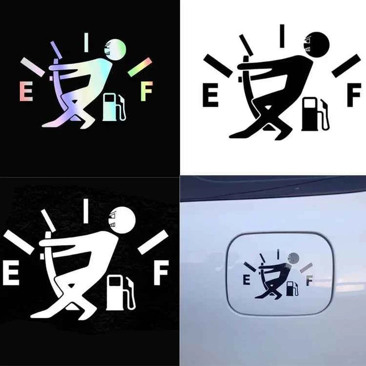 Funny Fuel Tank Sticker Decal | Reflective Vinyl Car Sticker - Carmodza.com