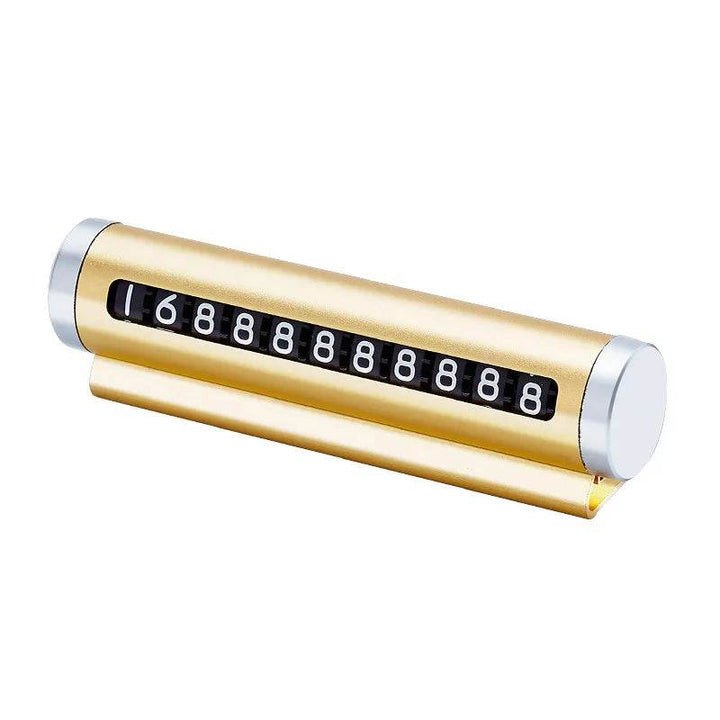 Metal Car Temporary Parking Card Number Plate Stickers - Carmodza.com