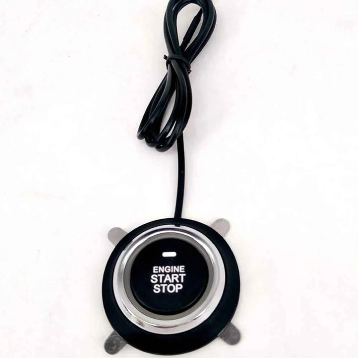 9 Pcs Car SUV Switch Keyless Entry Engine Start Alarm System Push Button Remote Starter Stop Auto Anti-theft System