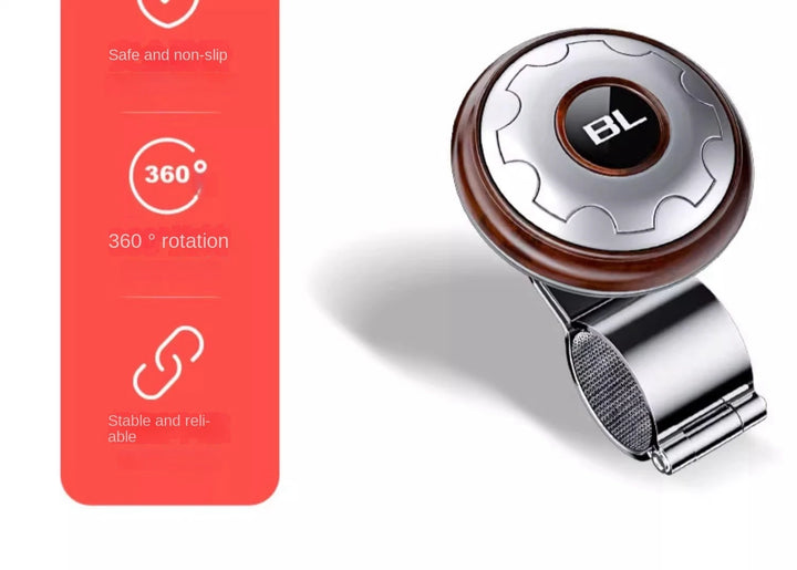 Car Steering Wheel Spinner Knob | Universal 360° Power Handle - Carmodza.com