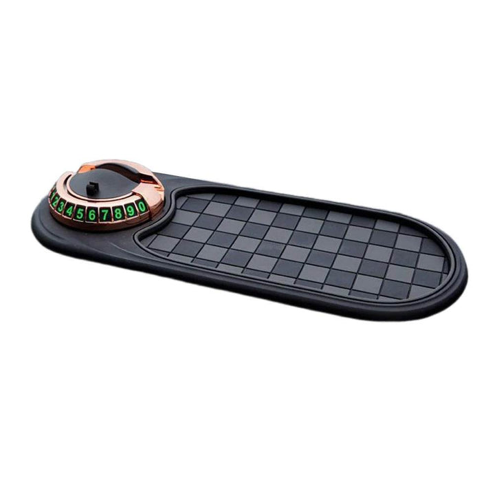 Anti-Slip Car Dashboard Organizer Mat with 360° Phone Holder - Carmodza.com