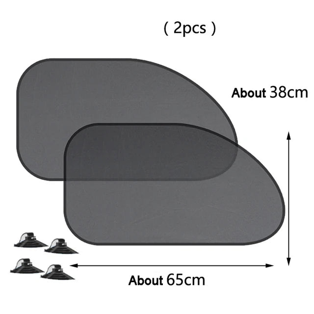 Universal Car Sunshade Covers – Folding Mesh Windshield Shield - Carmodza.com