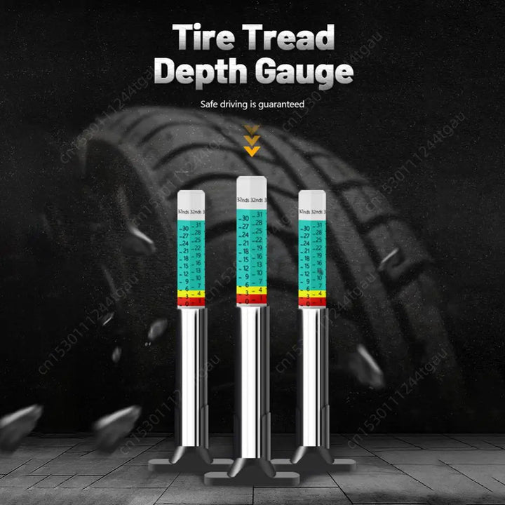 Car Tire Tread Depth Gauge | Universal Tire Safety Checker - Carmodza.com