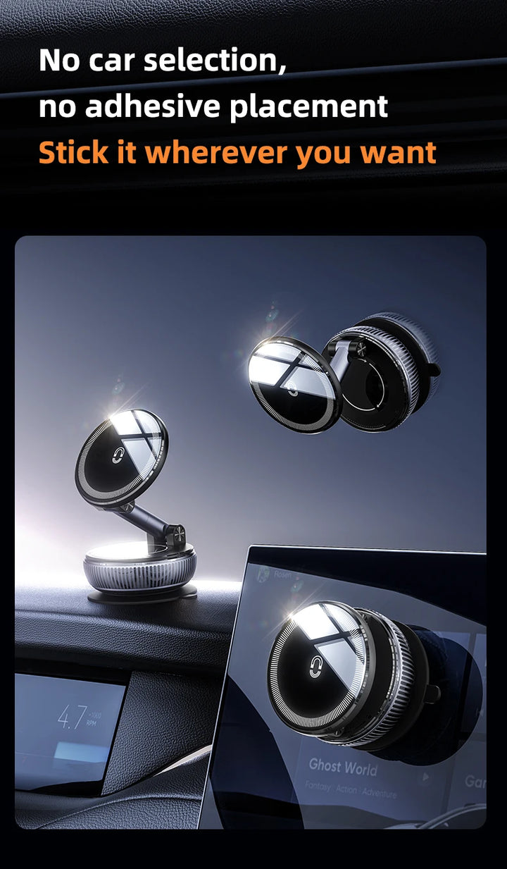 Magnetic Car Phone Holder Mount | 360° Rotating & Foldable - Carmodza.com