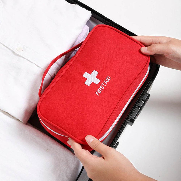 Portable Car First Aid Kit - Emergency Travel Organizer - Carmodza.com