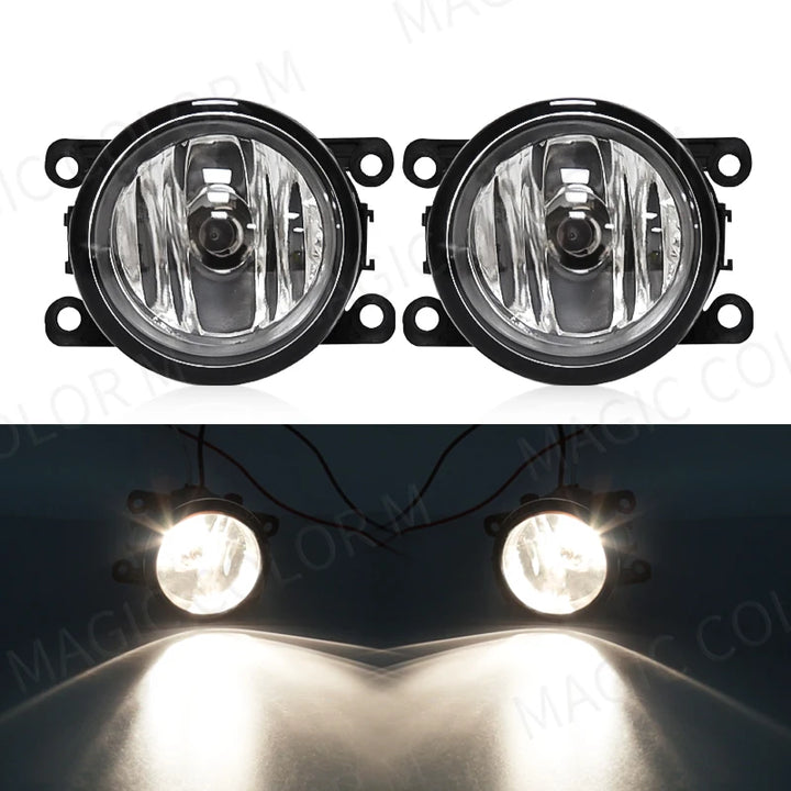 LED Fog Light For Citroen Ford Honda Suzuki Isuzu Mitsubishi Renault Auto Car Fog Lamp 8000LM 30W White Yellow 12V Waterproof - Carmodza.com