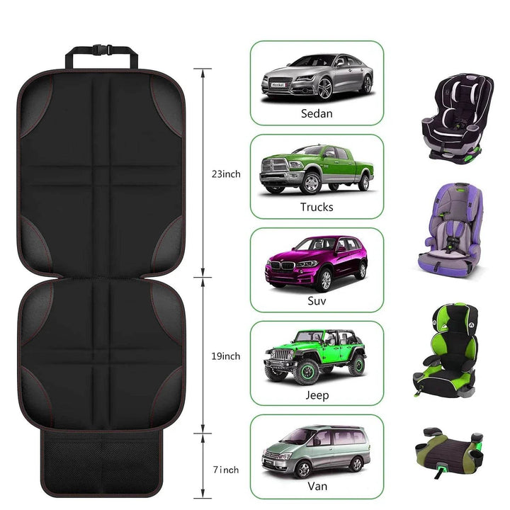 Child Car Seat Protector Cover | Universal Auto Rear Seat - Carmodza.com
