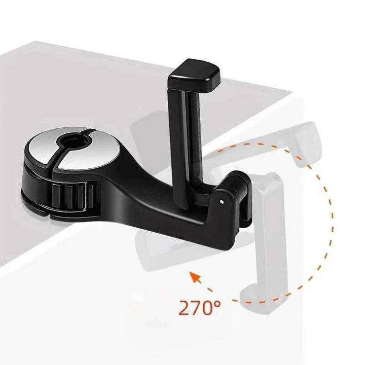 Multifunction Rear Headrest Hook for Car Phone – 2-in-1 Hanger Mount - Carmodza.com