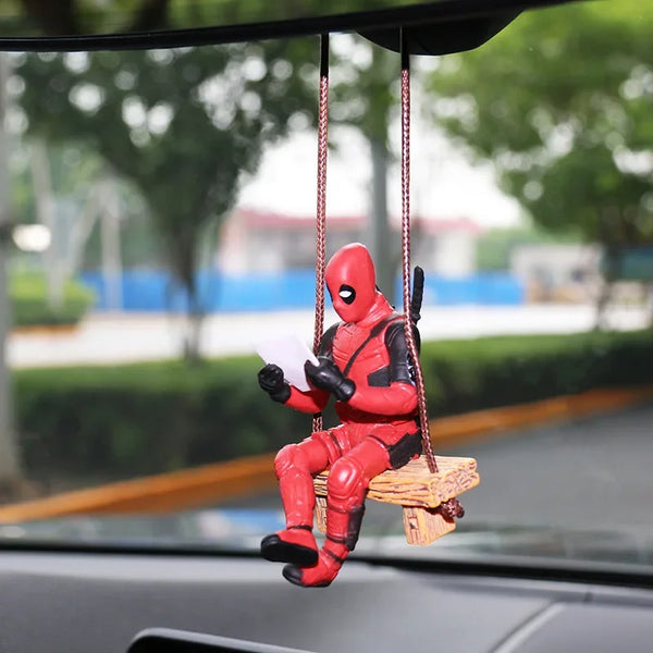 Deadpool Car Pendant for Rearview Mirror Keychain and Decorative Ornaments - Carmodza.com