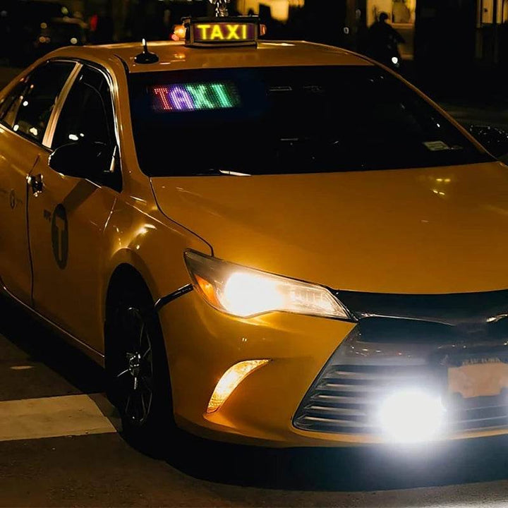 Flexible USB LED Car Display Screen with APP & Remote Control - Carmodza.com