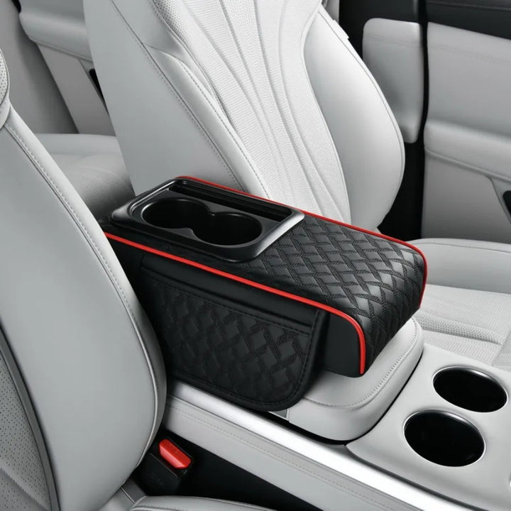Car Armrest Box with Storage Organizer – PU Leather Console - Carmodza.com
