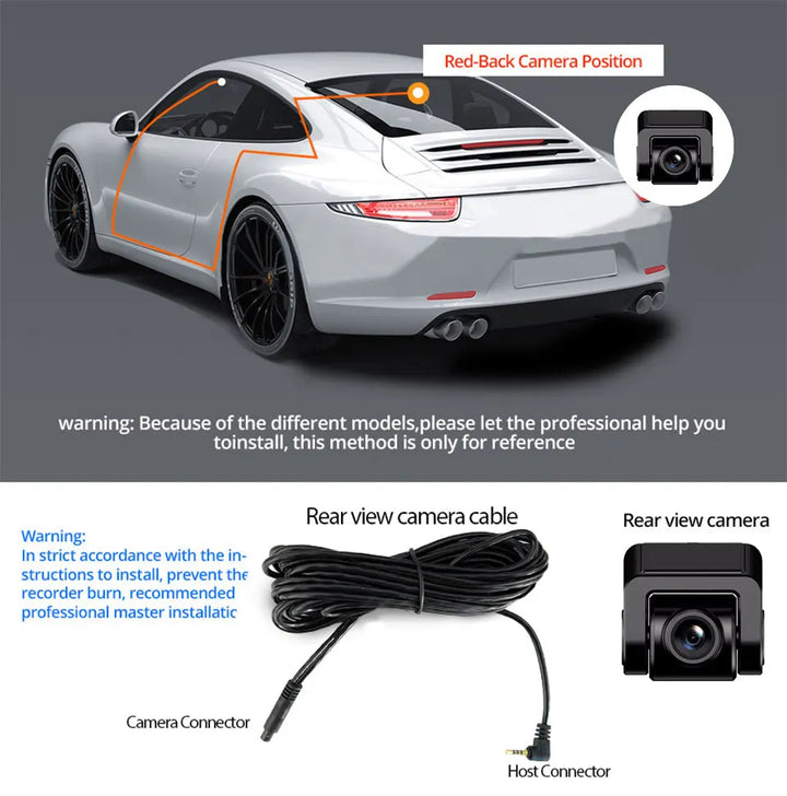 4K UHD Dash Cam Recorder - Car Camera with WiFi & GPS - Carmodza.com