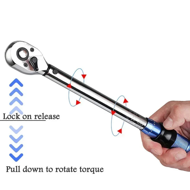 Torque Wrench 3/8" Drive | 5-60 N.m Adjustable & Reversible - Carmodza.com