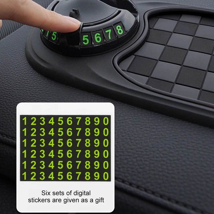 Anti-Slip Car Dashboard Organizer Mat with 360° Phone Holder - Carmodza.com