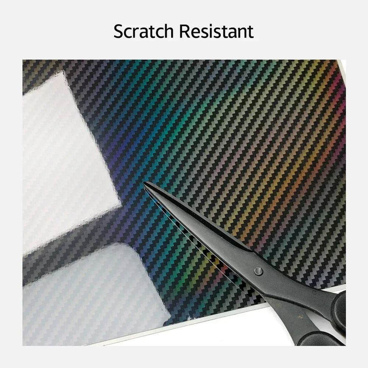 Holographic Carbon Fiber Vinyl Wrap | Glossy Car Sticker Film - Carmodza.com