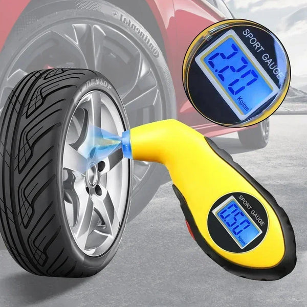 Digital Car Tire Pressure Gauge - High Precision Tire Monitor - Carmodza.com