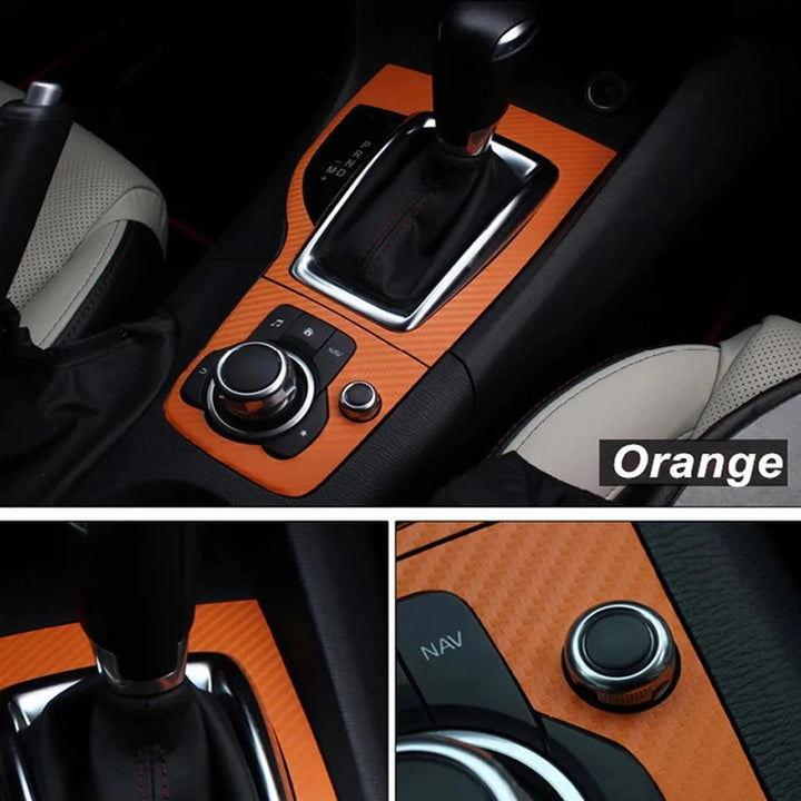 Carbon Fiber Vinyl Wrap Roll | 3D Textured Car Styling Film 30CM x 152CM - Carmodza.com