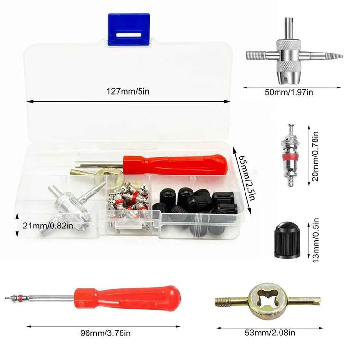 Tire Valve Stem Repair Kit | Car and Motorcycle - Carmodza.com