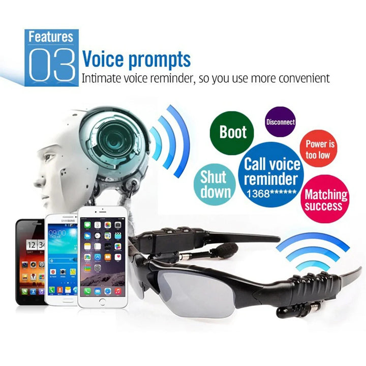 Wireless Bluetooth Sunglasses for Driving with Hands-Free Mic - Carmodza.com