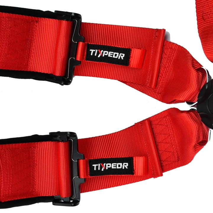 3-Inch Red Racing Harness Seat Belt for Performance Cars - Carmodza.com