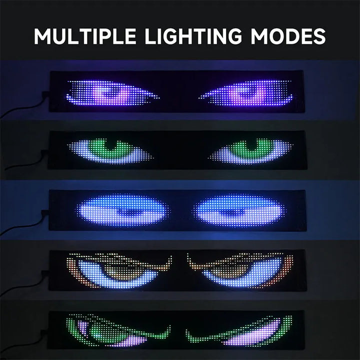 LED Pixel Panel Light for Car Windshield – Remote & APP Control - Carmodza.com