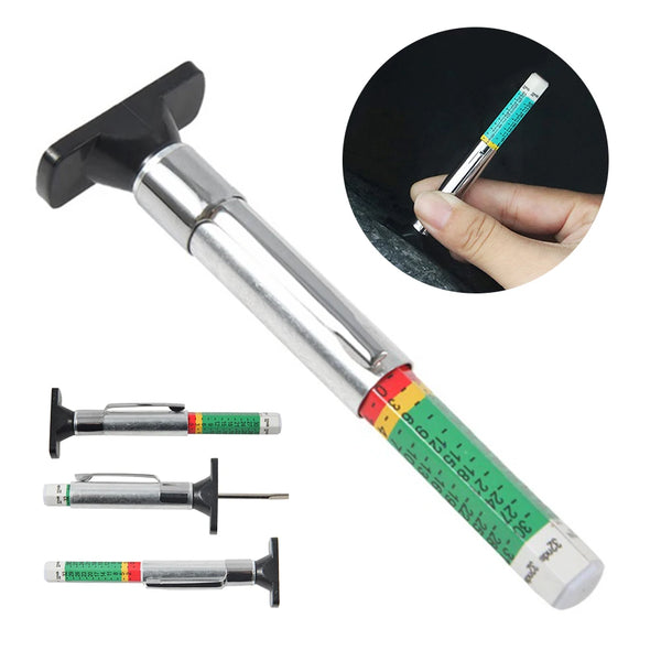 Car Tire Tread Depth Gauge | Universal Tire Safety Checker - Carmodza.com