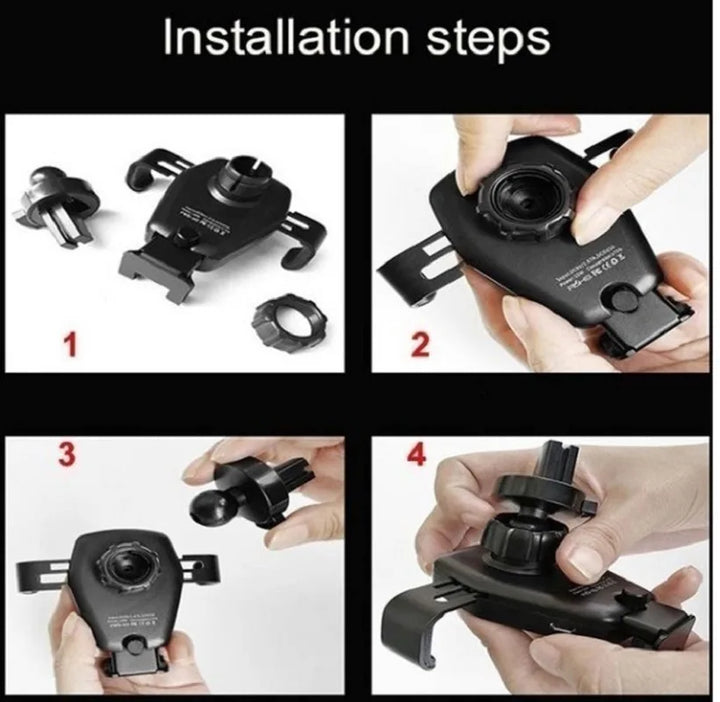 Gravity Car Phone Holder | Air Vent Mount for Secure Driving - Carmodza.com