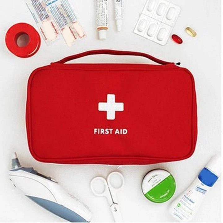 Portable Car First Aid Kit - Emergency Travel Organizer - Carmodza.com
