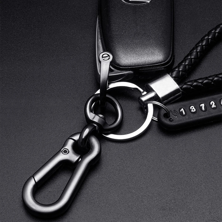 Car Keychain with Phone Number | Anti-Lost Keyring Holder - Carmodza.com