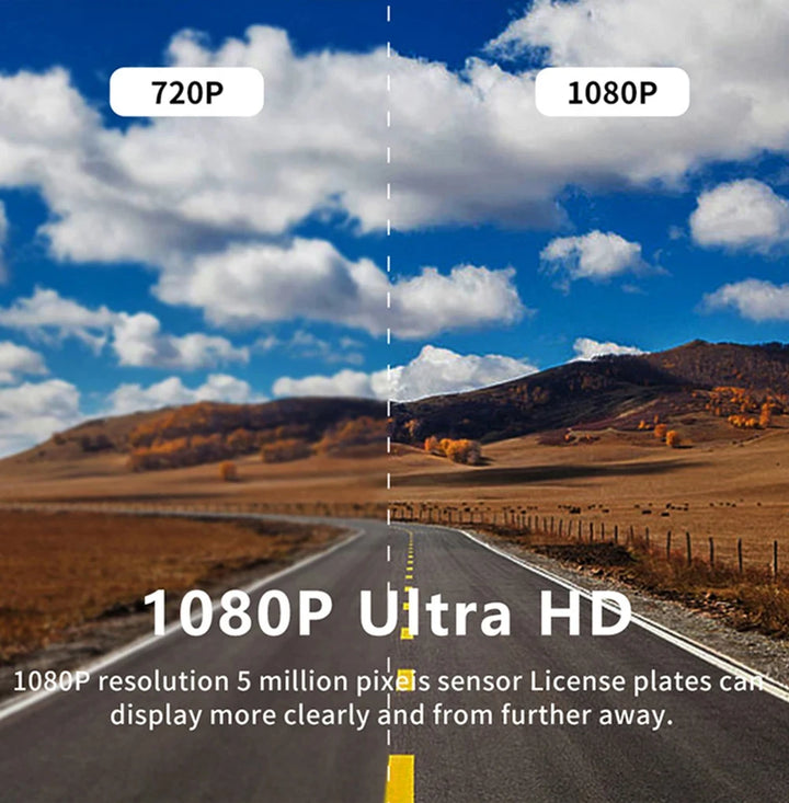 Dual Lens Car Dash Cam 1080P WiFi - Carmodza - Carmodza.com