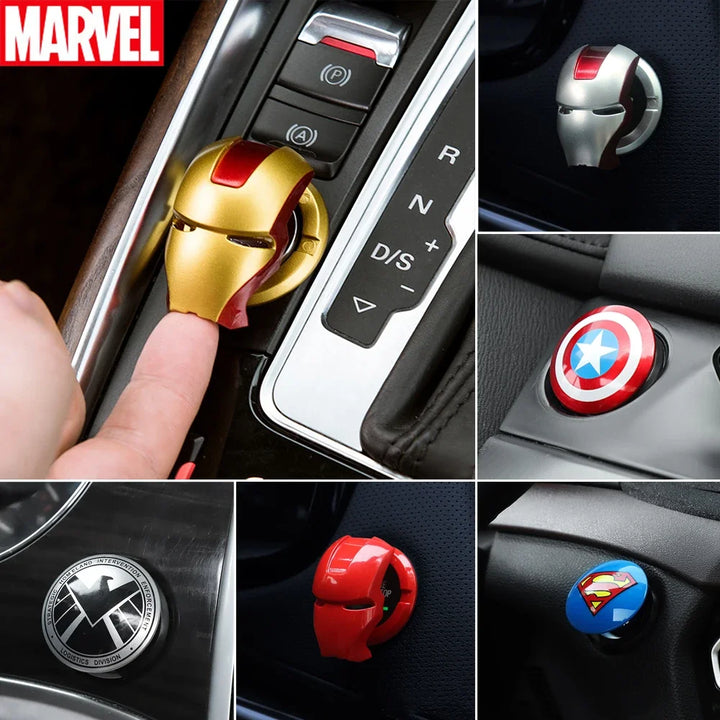 Superhero Car Start Button Cover | Ignition Protector Accessory - Carmodza.com