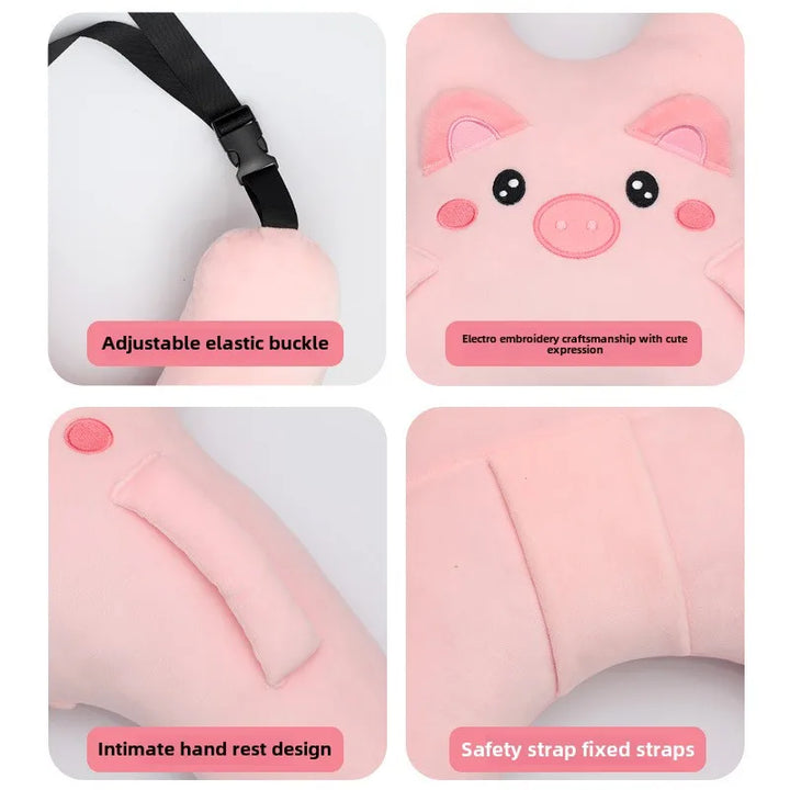 Kids Car Seat Travel Pillow | Neck & Body Sleep Support - Carmodza.com