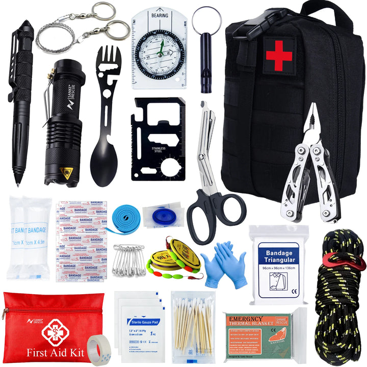 Car Emergency Survival Kit | Tactical First Aid for Roadside Safety - Carmodza.com