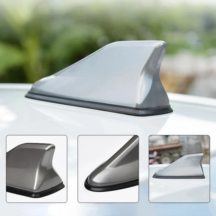 Carbon Fiber Shark Fin Antenna for Car Roof Radio Signal Boost - Carmodza.com