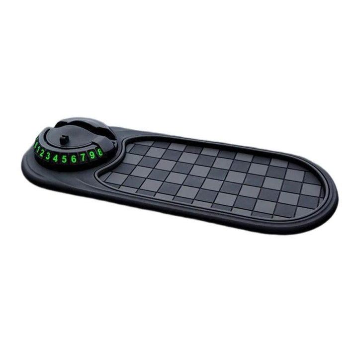 Anti-Slip Car Dashboard Organizer Mat with 360° Phone Holder - Carmodza.com