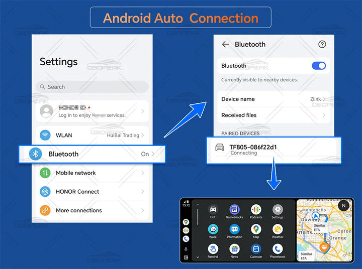 4K Wireless Carplay Android Auto Car DVR Dash Cam - Carmodza.com