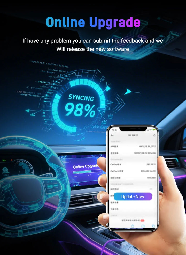Wireless CarPlay Android Auto Adapter | 2-in-1 USB Dongle - Carmodza.com