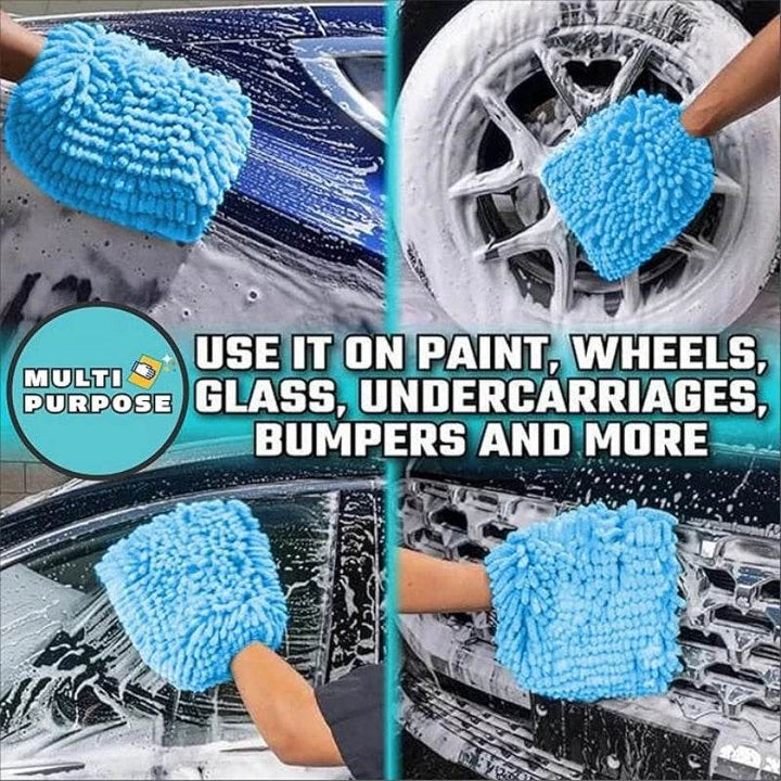 Microfiber Car Wash Mitt Gloves for a Scratch-Free Shine - Carmodza.com