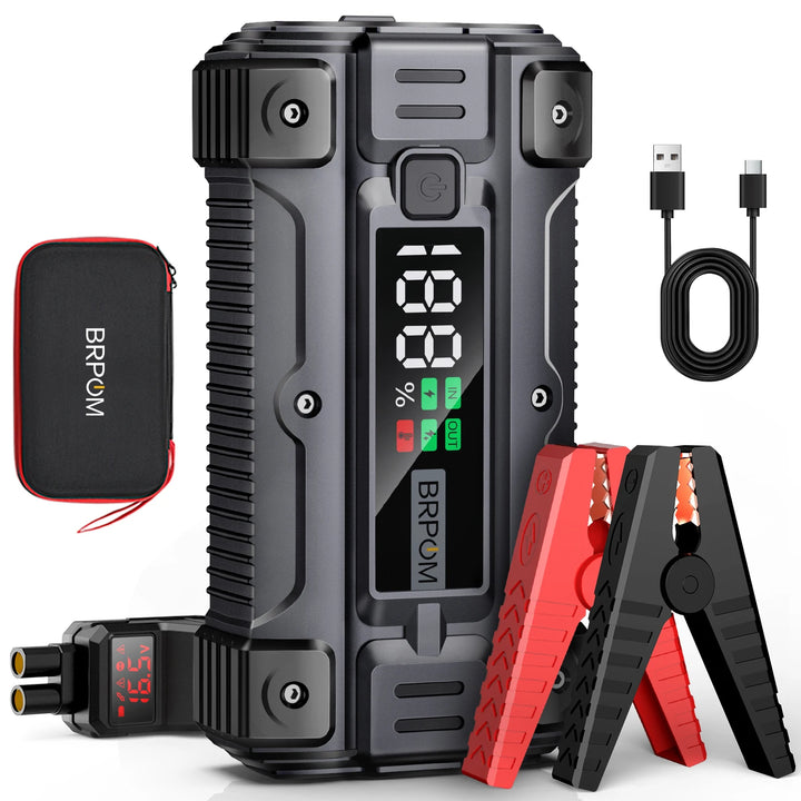 Car Jump Starter 5000A Peak | 26800mAh Power Bank - Carmodza.com