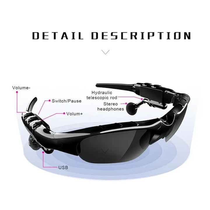 Wireless Bluetooth Sunglasses for Driving with Hands-Free Mic - Carmodza.com