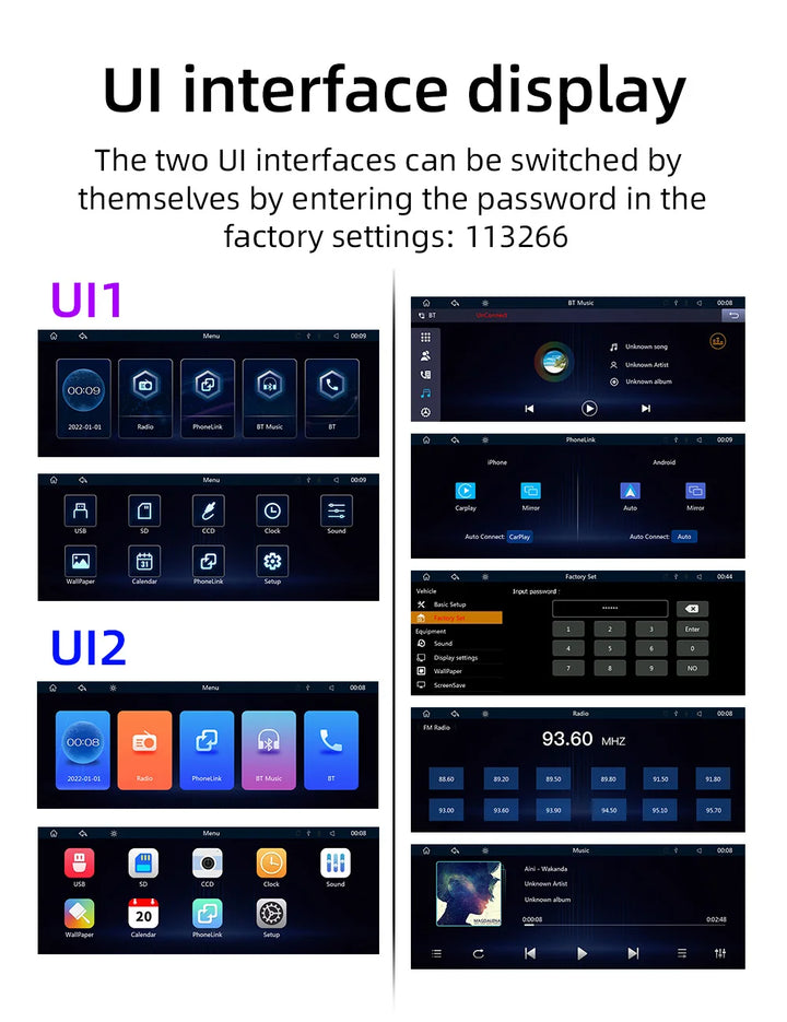 Wireless CarPlay Car Stereo Display - 10.26" HD Touchscreen - Carmodza.com