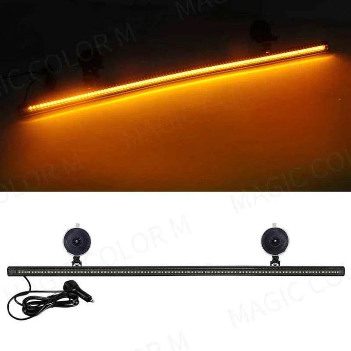 Emergency Windshield Strobe Light Bar with 96 LEDs for Cars & Trucks - Carmodza.com