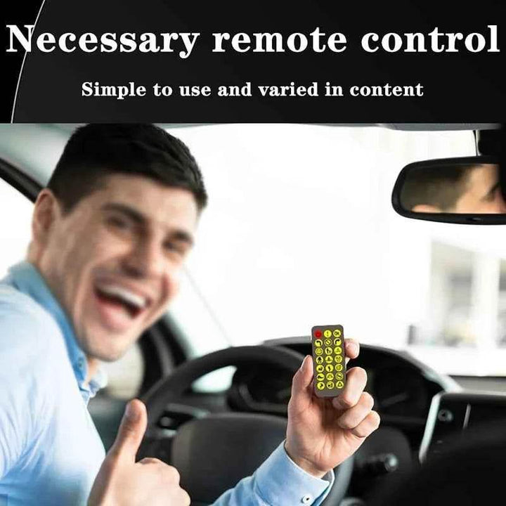 Flexible USB LED Car Display Screen with APP & Remote Control - Carmodza.com